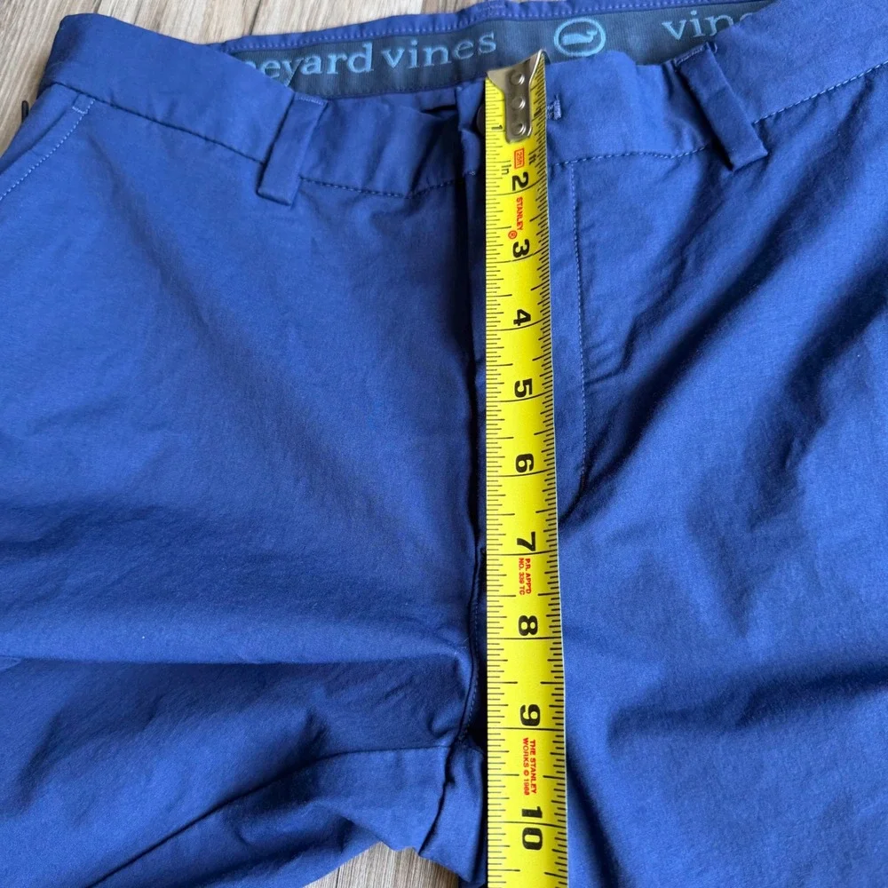 Vineyard Vines Mens On The Go Slim Fit Chino Pants Navy Blue 30x32 Stretch